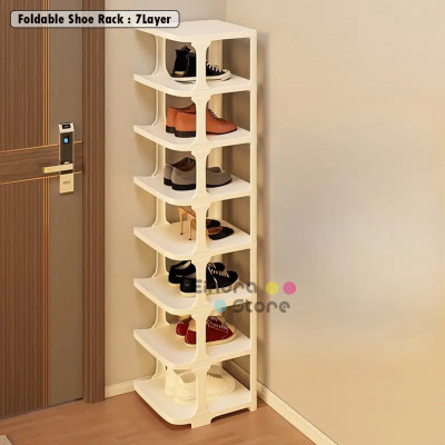 Foldable Shoe Rack : 7Layer